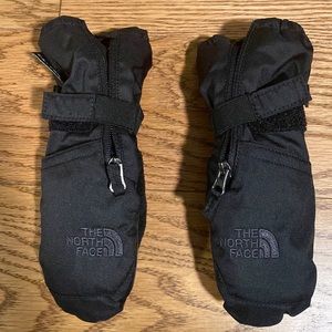 Black Toddler Mittens